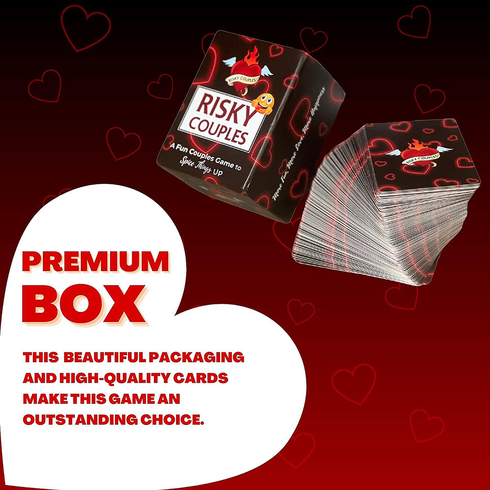 Risky Couples Super Fun Couples Game For Date Night: 150 Spicy Dares & Questions For Your Partner. Romantic Anniversary & Valentines Gifts. Card Game For Couple