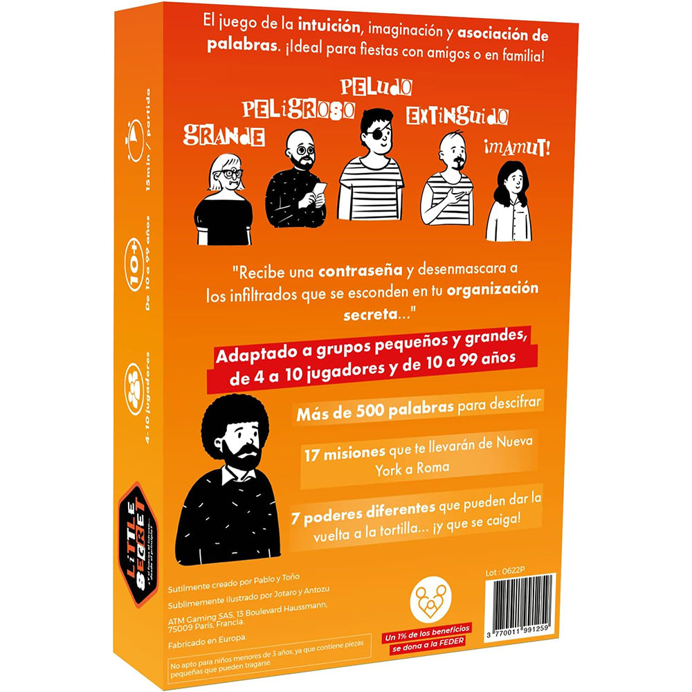 Little Secret - Juegos de Mesa Juegos de Palabras, Misterio y Diversión - Juego con Amigos y Familia