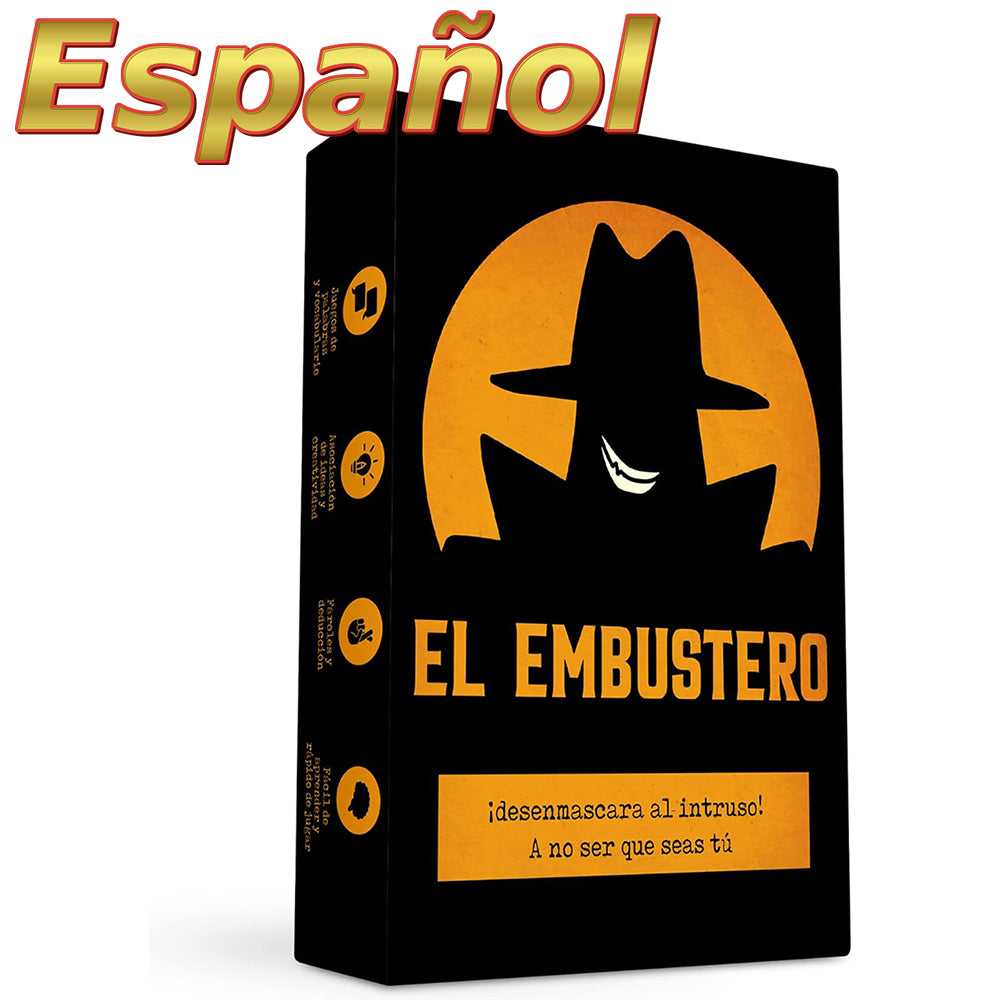 El Embustero - ¿Conseguirás desenmascararlo? ¡Faroles, Creatividad, Juegos de Palabras y sospechas! Juego de Mesa - Familiar, Adultos y Chicos