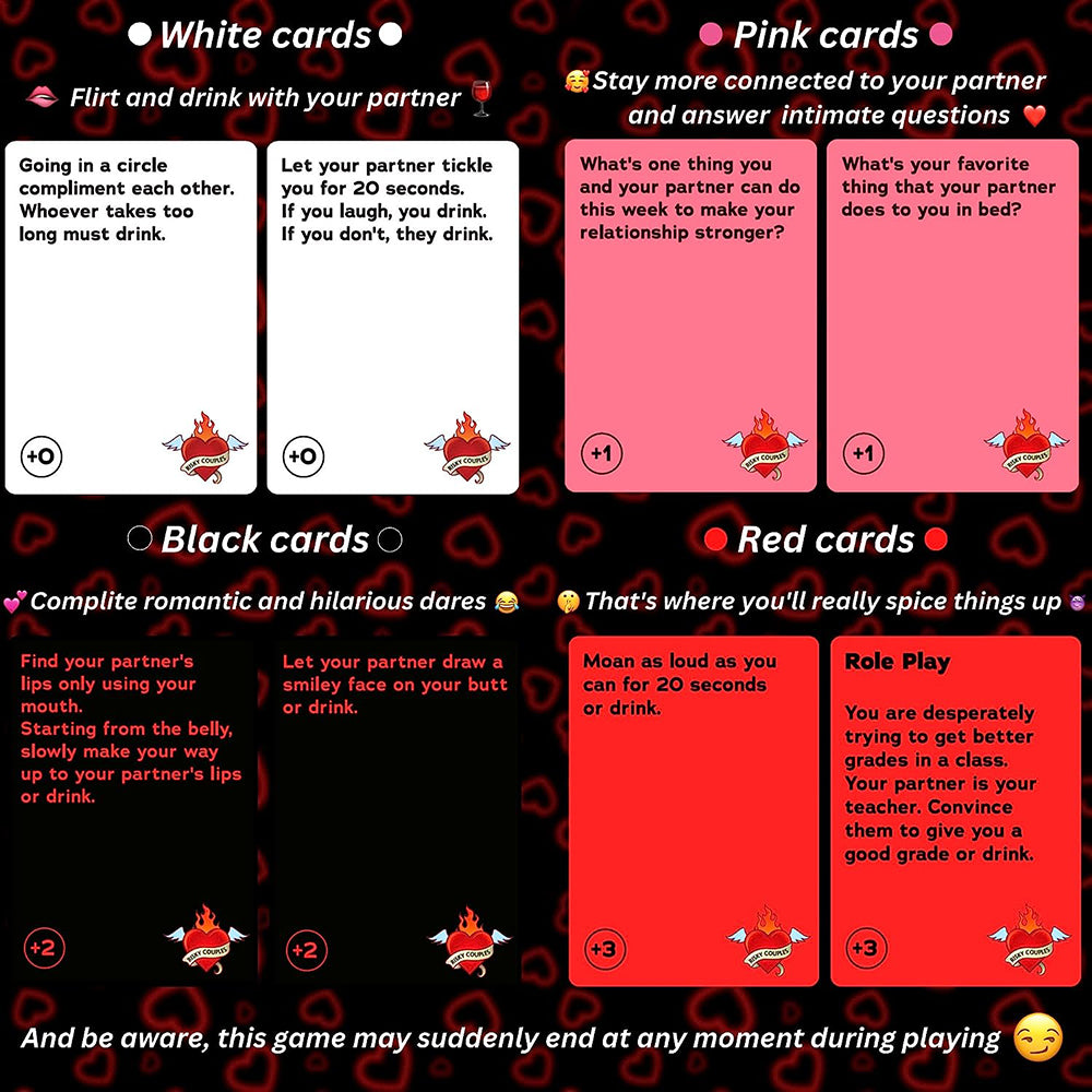 Risky Couples Super Fun Couples Game For Date Night: 150 Spicy Dares & Questions For Your Partner. Romantic Anniversary & Valentines Gifts. Card Game For Couple