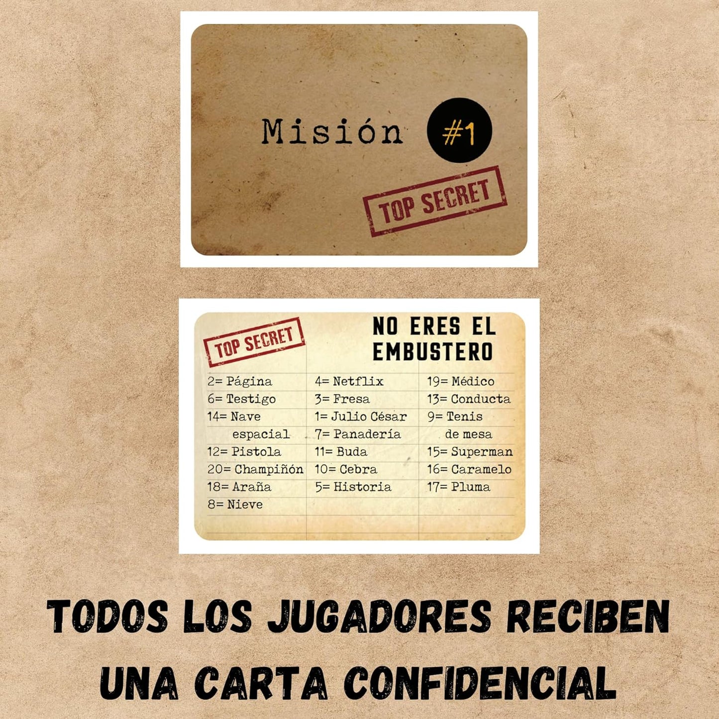 El Embustero - ¿Conseguirás desenmascararlo? ¡Faroles, Creatividad, Juegos de Palabras y sospechas! Juego de Mesa - Familiar, Adultos y Chicos