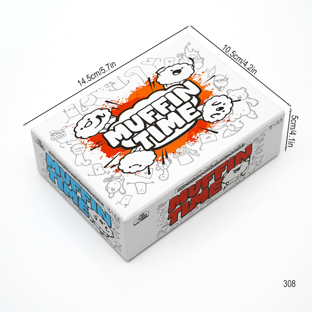 Muffin Time A Very Random Card Game Party Game Game Night 200pcs Unique Cards Quick To Play For Ages 14+ Suitable For 2 To 8 Players