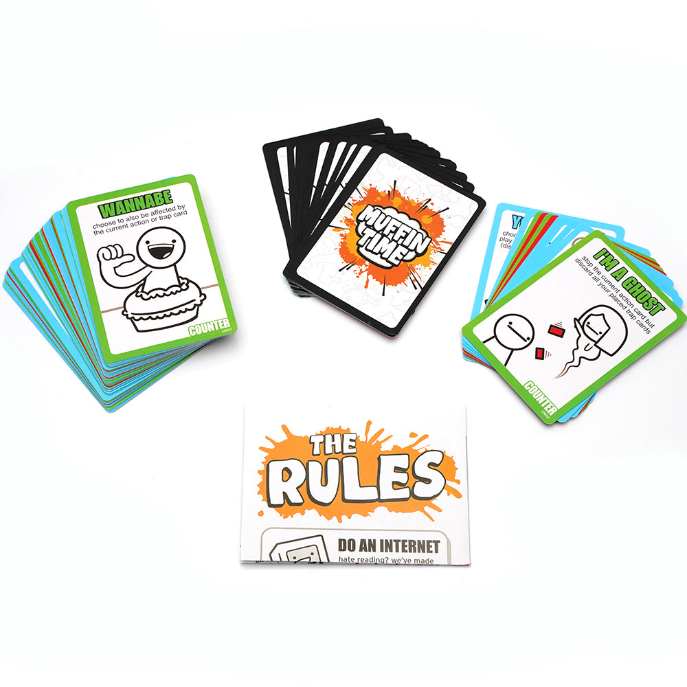 Muffin Time A Very Random Card Game Party Game Game Night 200pcs Unique Cards Quick To Play For Ages 14+ Suitable For 2 To 8 Players