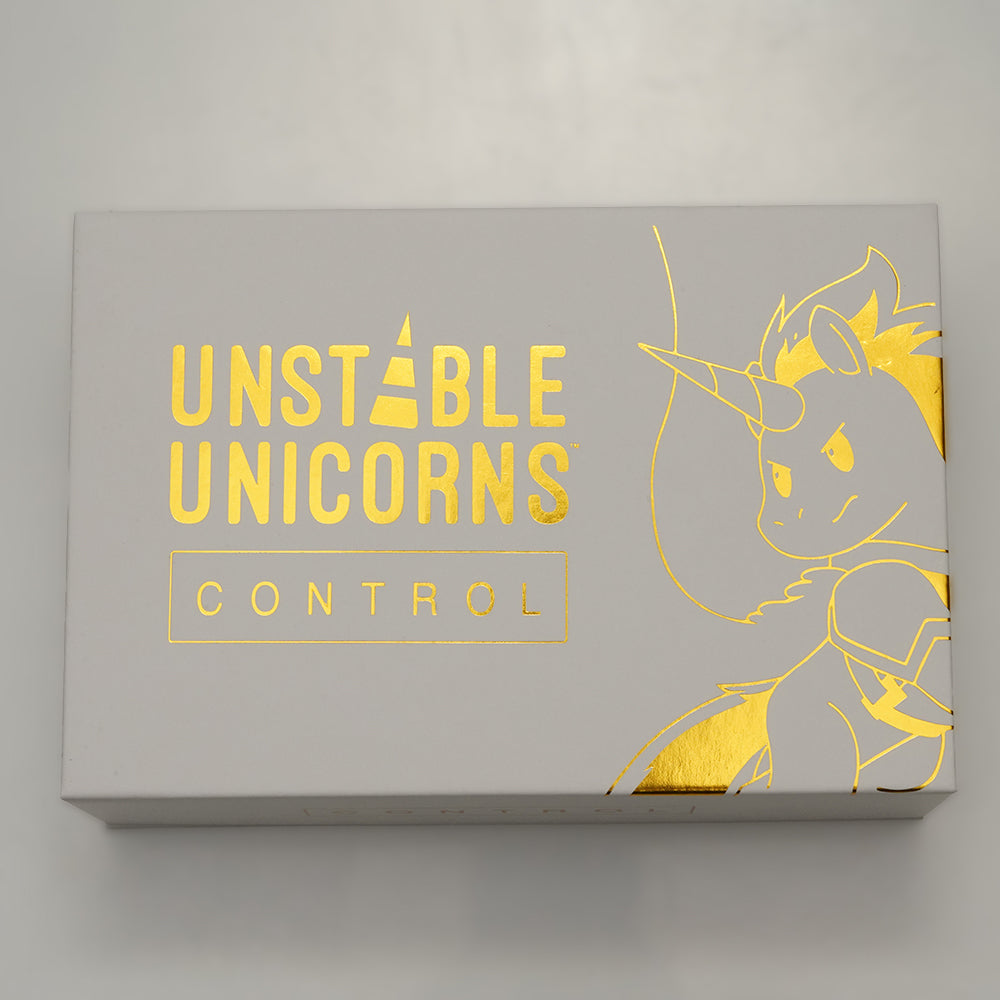 In stock Unstable Unicorns Base Deck - Chaos Base Game Control & Chaos (including the holographic Nightmare Unicorn card)