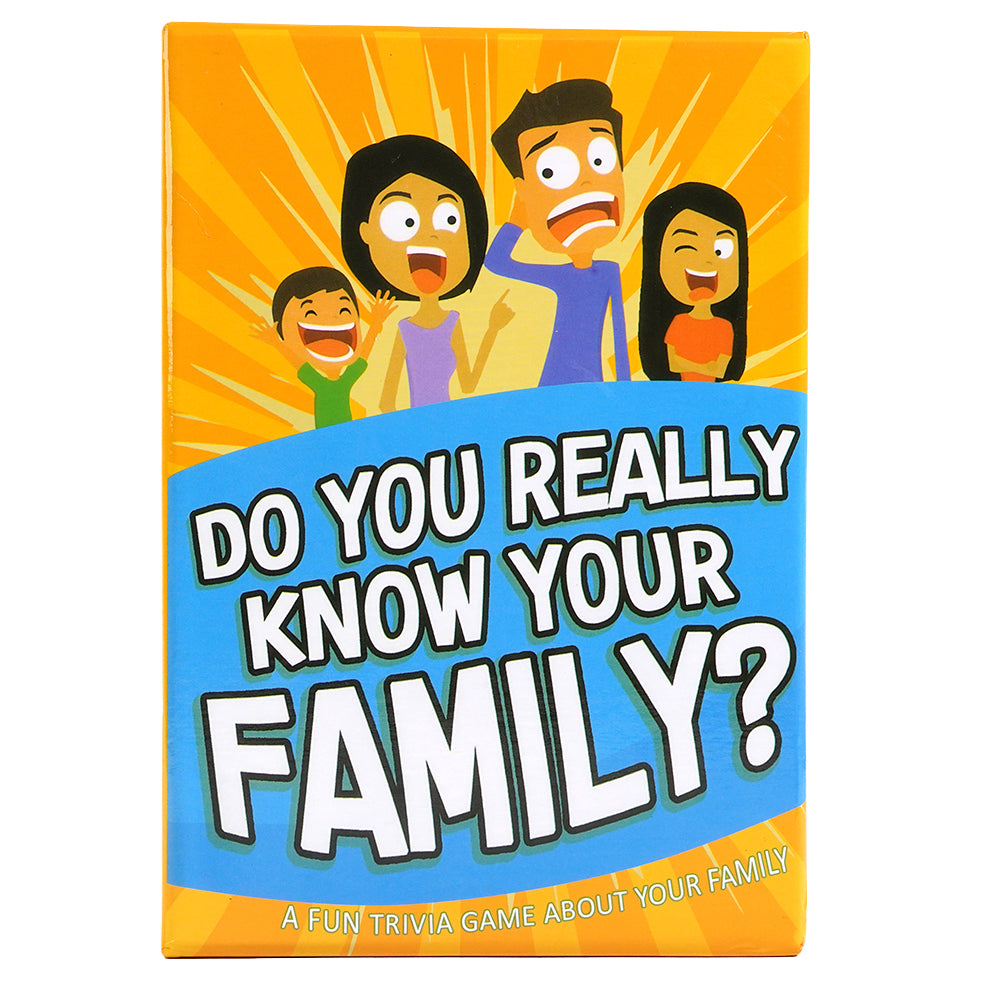 Do You Really Know Your Family Card Game A Fun Family Board Game Filled with Conversation Starters and Challenges Great for Kids Teens and Adults
