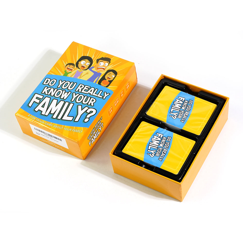 Do You Really Know Your Family Card Game A Fun Family Board Game Filled with Conversation Starters and Challenges Great for Kids Teens and Adults