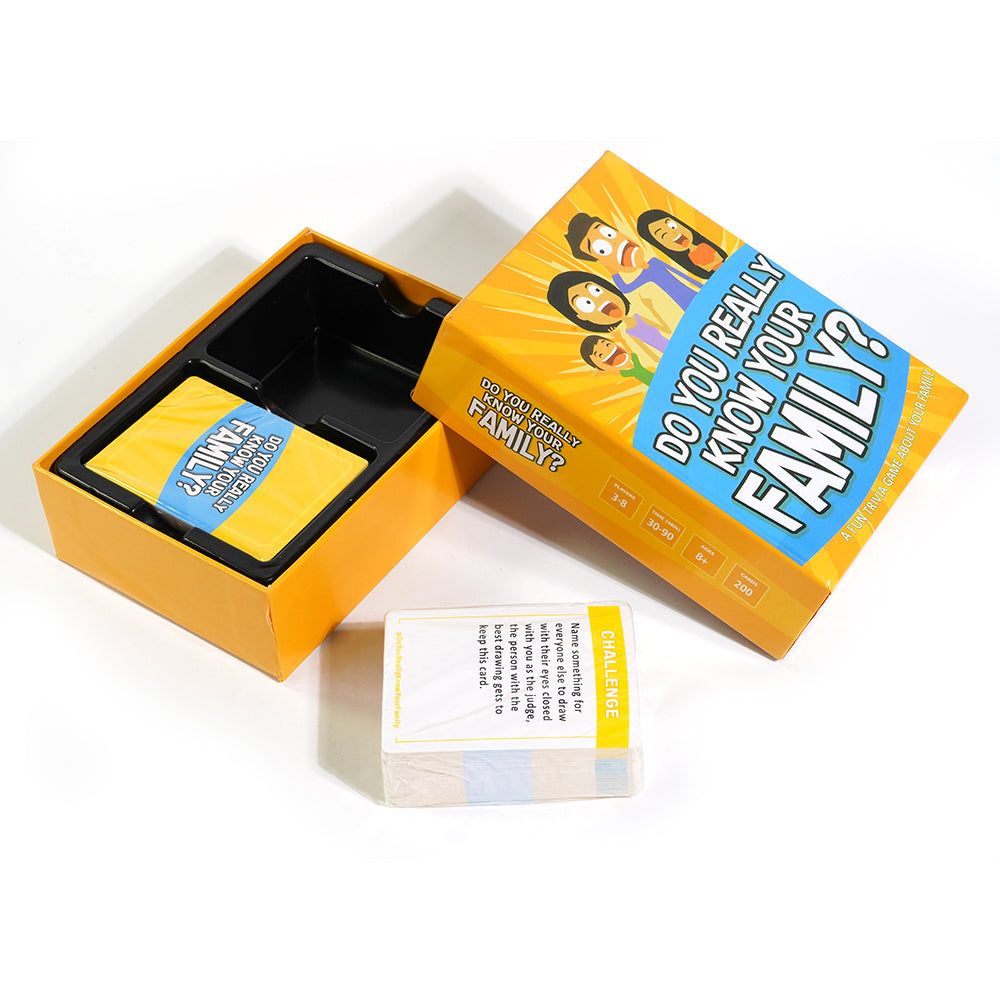 Do You Really Know Your Family Card Game A Fun Family Board Game Filled with Conversation Starters and Challenges Great for Kids Teens and Adults
