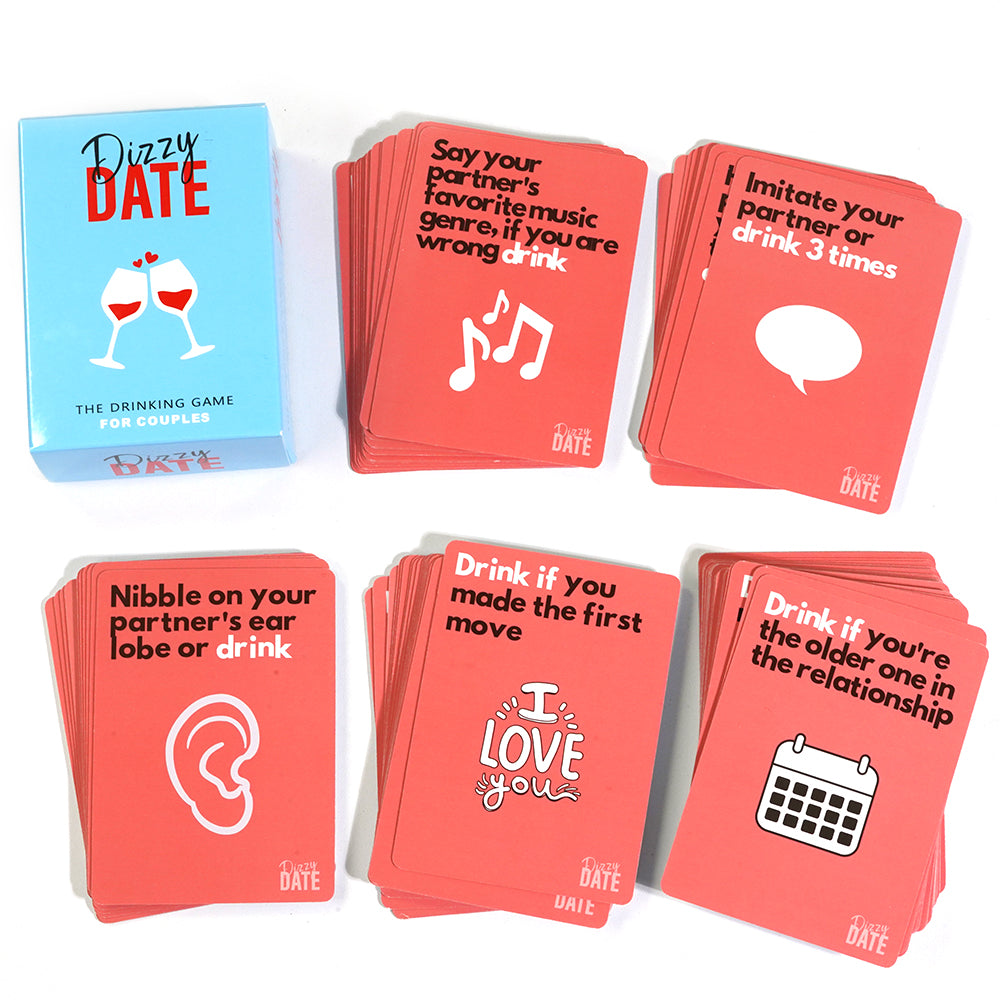 Dizzy Date The Card Game For Date Nights and Parties Perfect Couples Gift! Deeper Question For Your Partner Fun Night Card Game