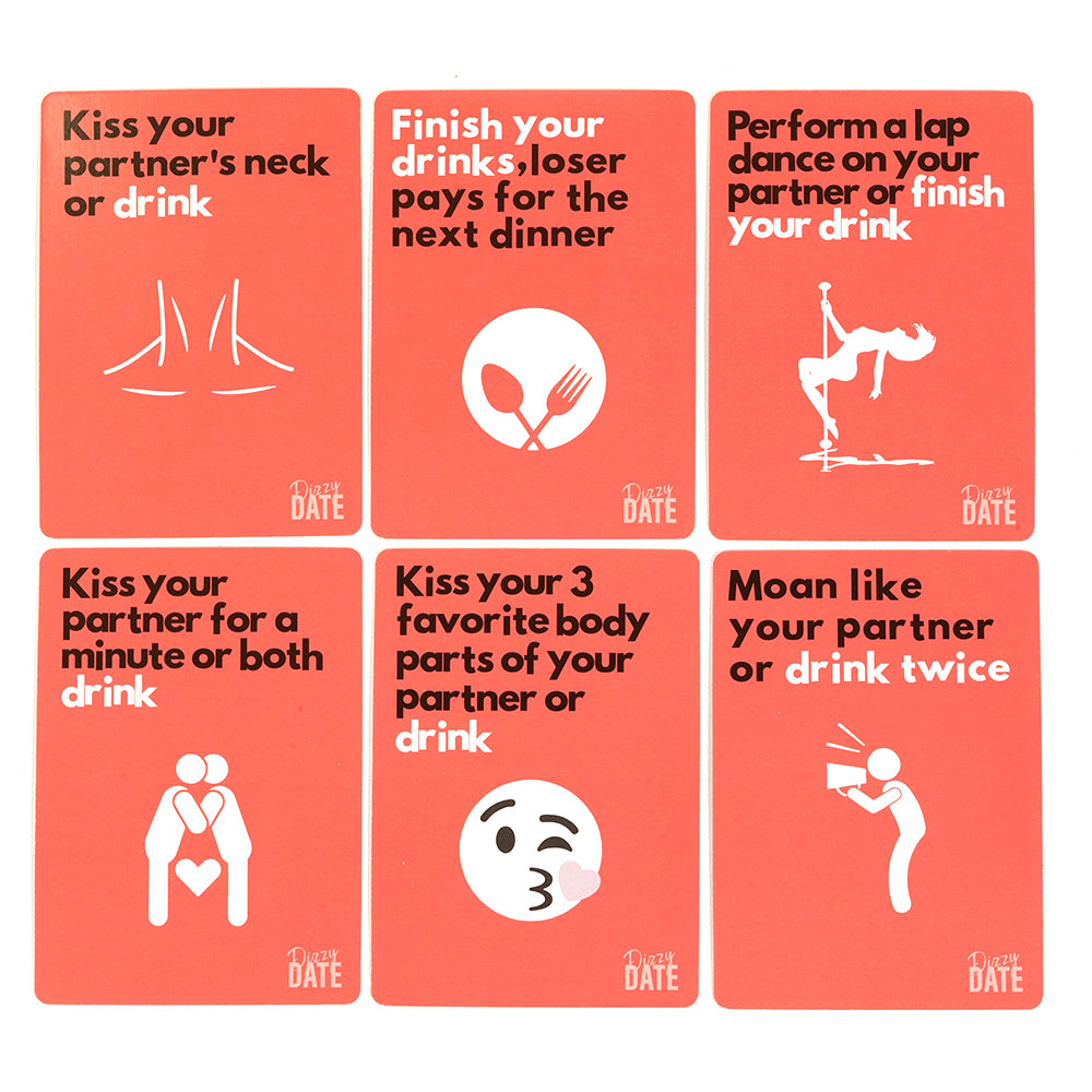 Dizzy Date The Card Game For Date Nights and Parties Perfect Couples Gift! Deeper Question For Your Partner Fun Night Card Game
