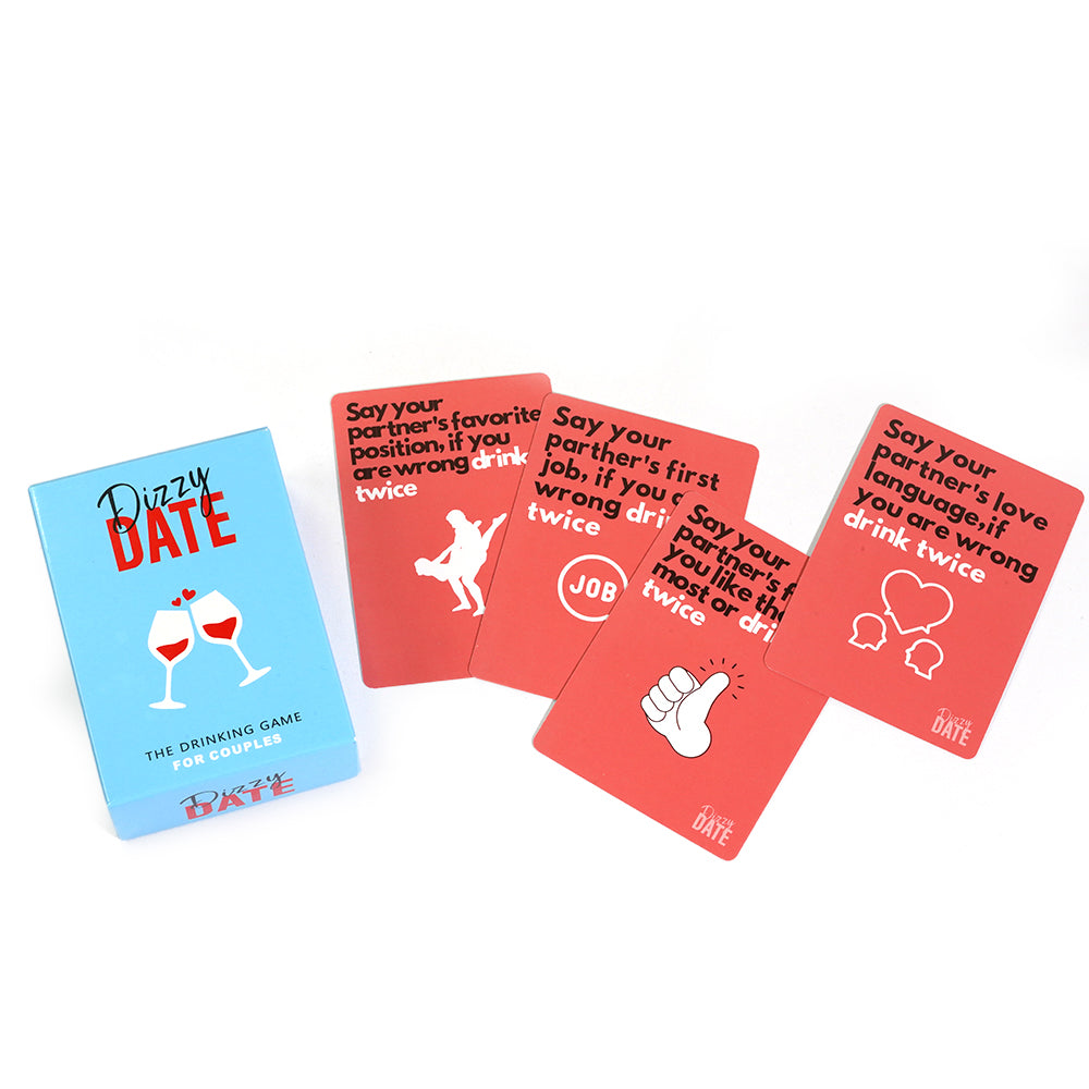 Dizzy Date The Card Game For Date Nights and Parties Perfect Couples Gift! Deeper Question For Your Partner Fun Night Card Game
