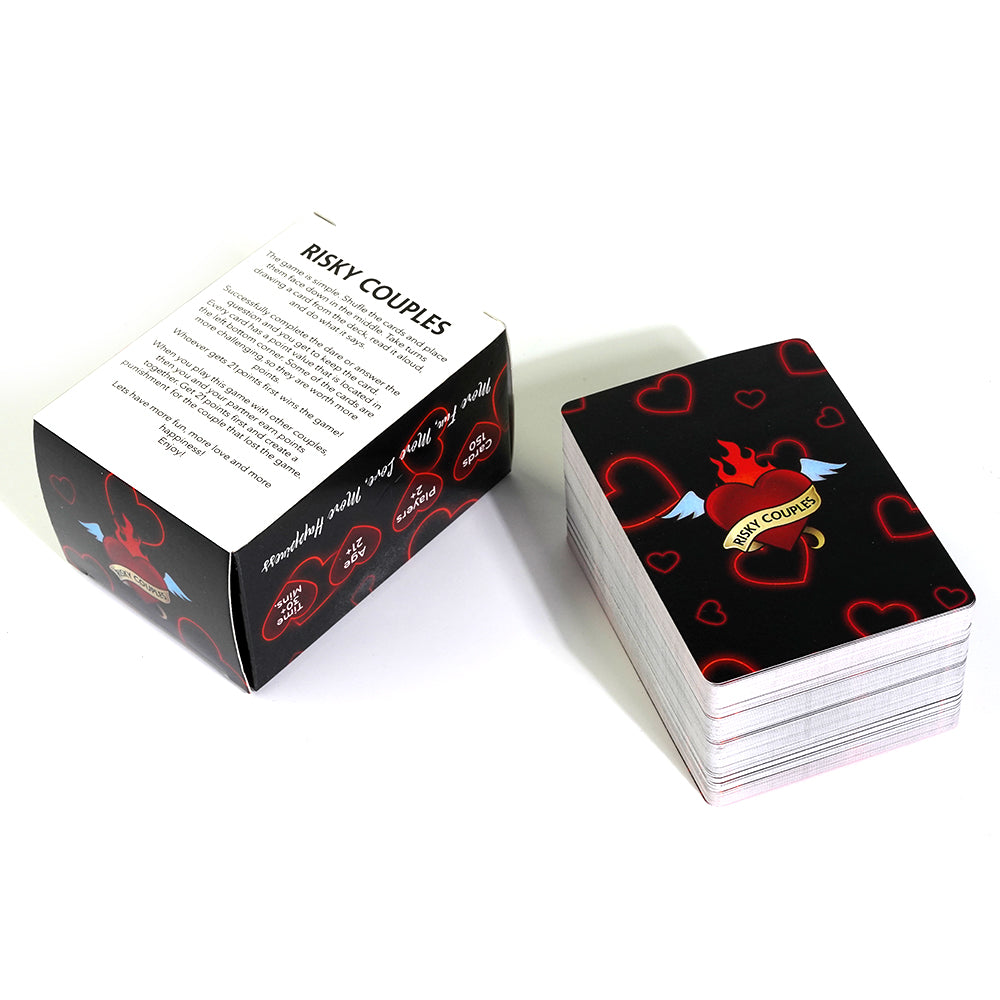 Risky Couples Super Fun Couples Game For Date Night: 150 Spicy Dares & Questions For Your Partner. Romantic Anniversary & Valentines Gifts. Card Game For Couple