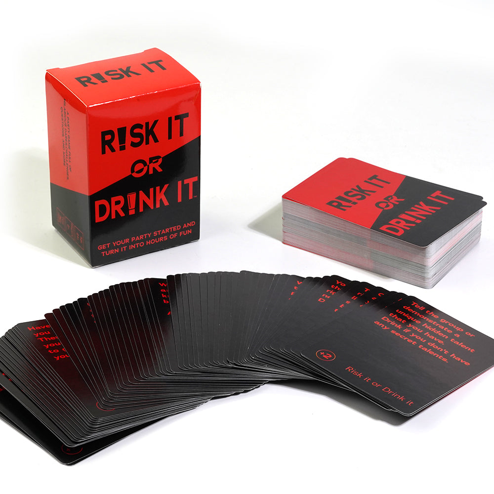 Risk It Or Drink It Fun Party Game For College Card Game Drinking Game