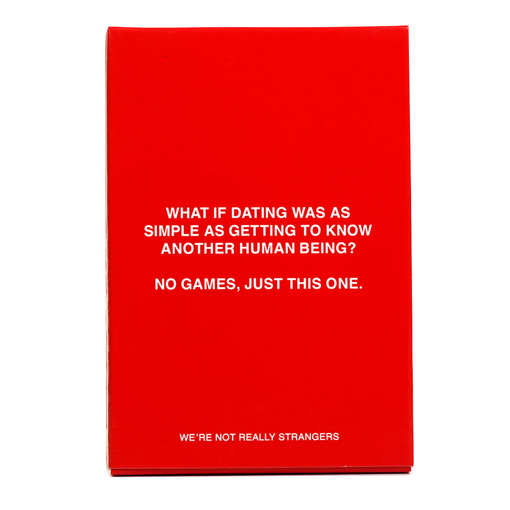 WE'RE NOT REALLY STRANGERS Honest Dating Expansion Pack Card Game - 50 Cards & Wild Cards, Fun Adult Party Game for 2-6 Players, Ages 18+, Strengthens Relationships