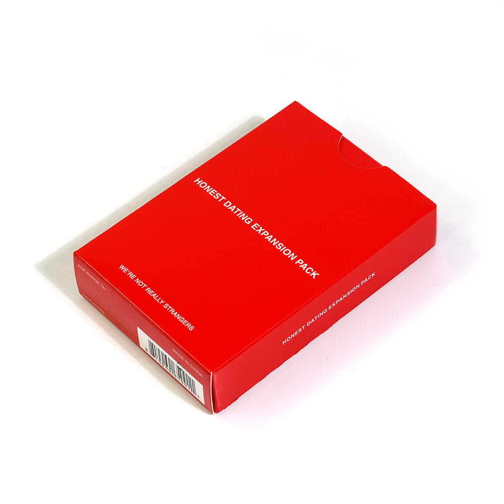 WE'RE NOT REALLY STRANGERS Honest Dating Expansion Pack Card Game - 50 Cards & Wild Cards, Fun Adult Party Game for 2-6 Players, Ages 18+, Strengthens Relationships