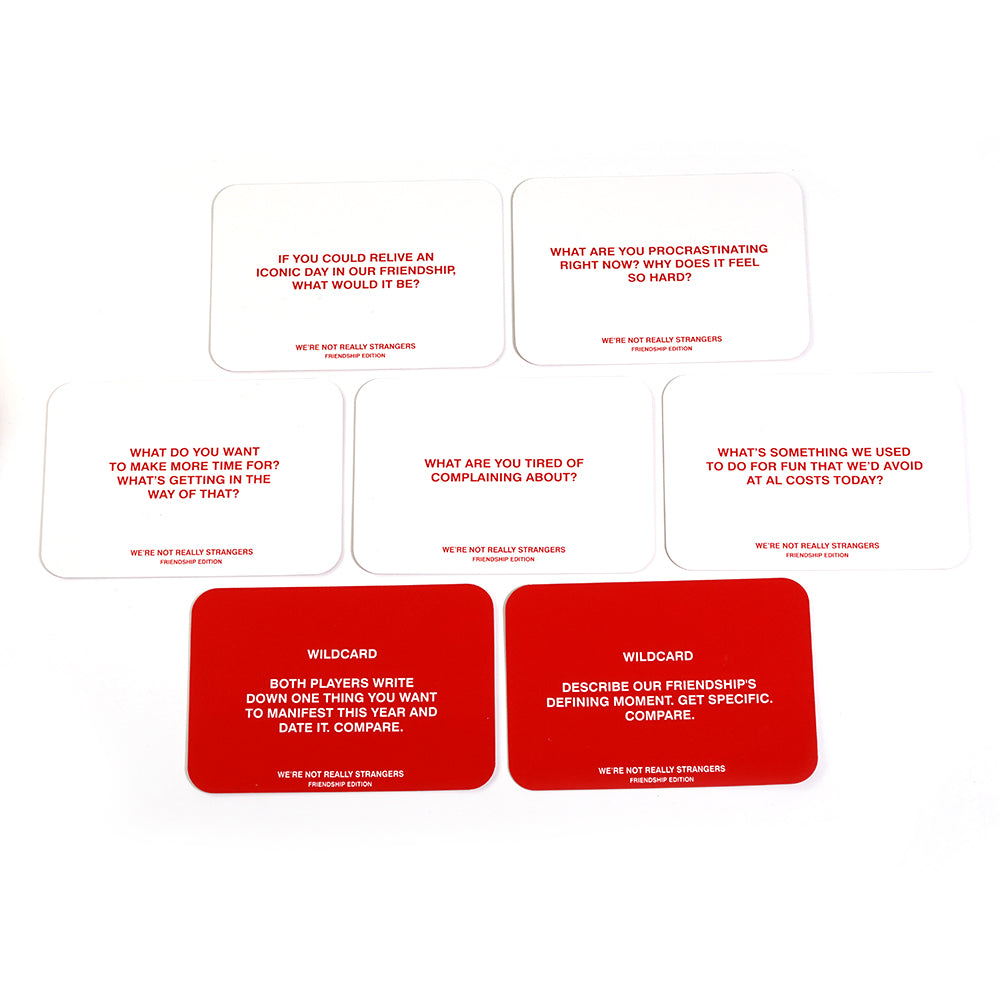 WE'RE NOT REALLY STRANGERS Honest Dating Expansion Pack Card Game - 50 Cards & Wild Cards, Fun Adult Party Game for 2-6 Players, Ages 18+, Strengthens Relationships