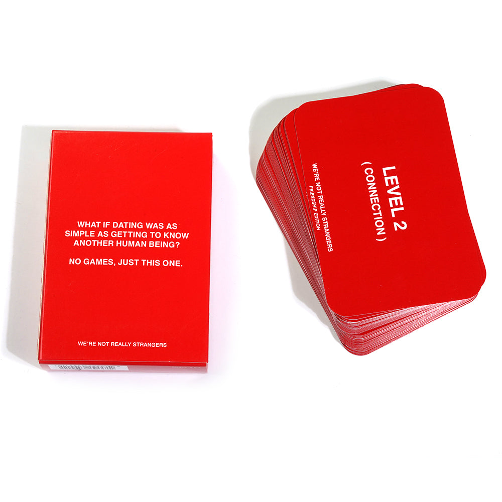 WE'RE NOT REALLY STRANGERS Honest Dating Expansion Pack Card Game - 50 Cards & Wild Cards, Fun Adult Party Game for 2-6 Players, Ages 18+, Strengthens Relationships
