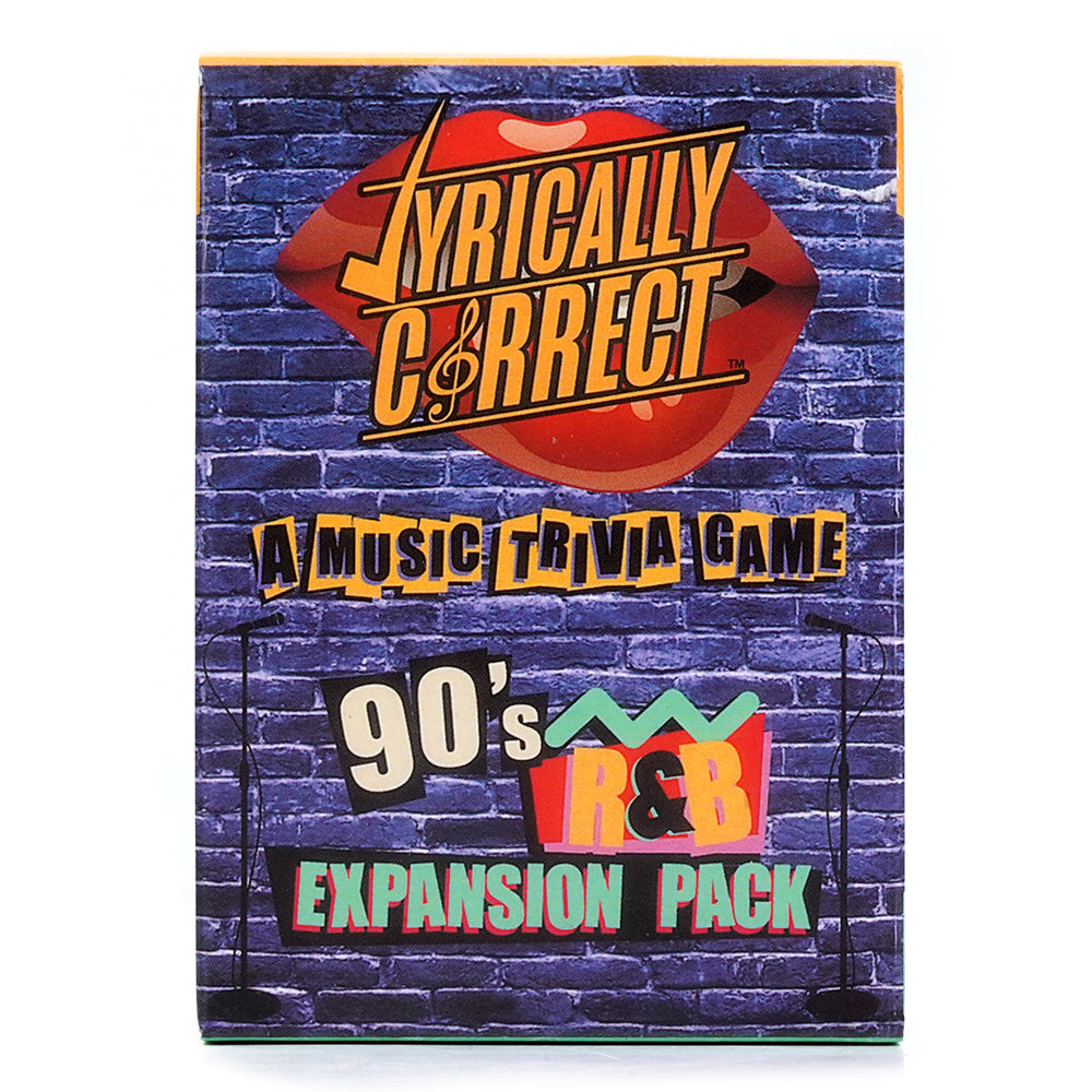 90's Expansion Pack Music Trivia Card Game Multi Generational Family Gatherings Adult Game Night and 80pcs Fun Playing Card Game