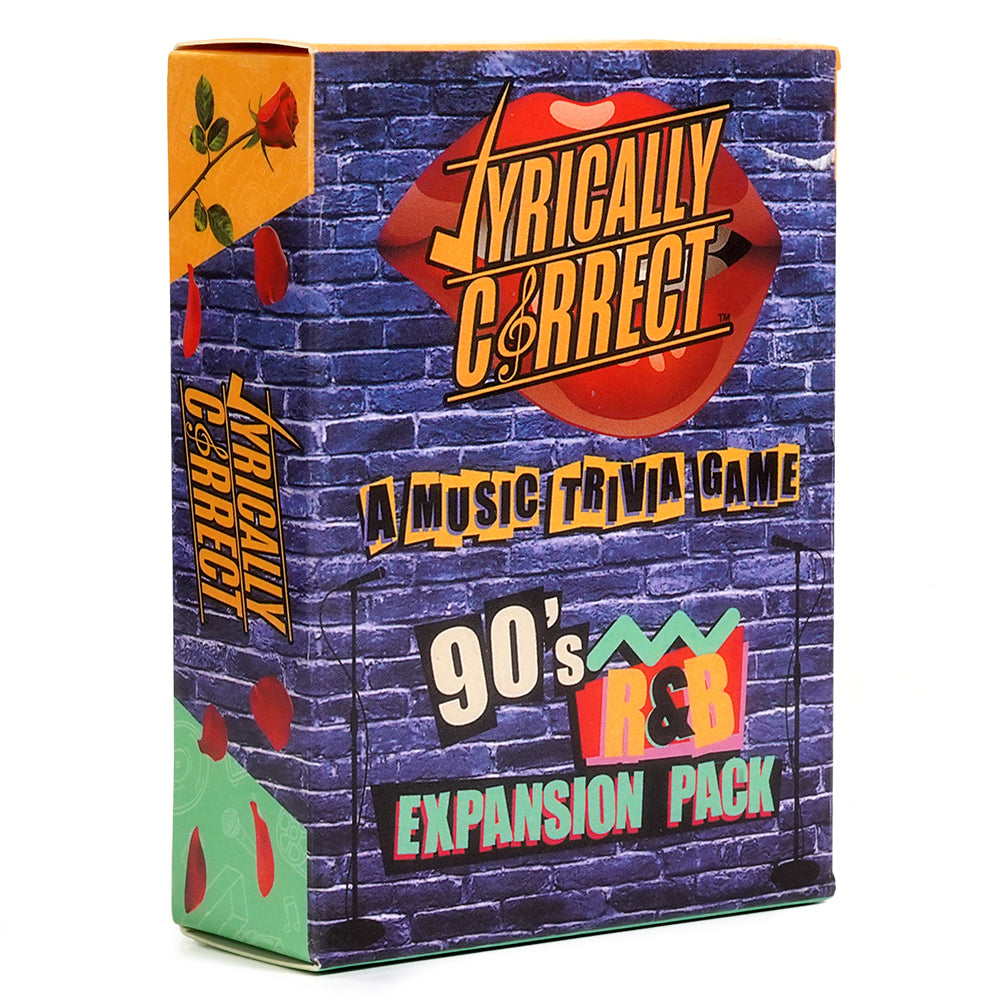 90's Expansion Pack Music Trivia Card Game Multi Generational Family Gatherings Adult Game Night and 80pcs Fun Playing Card Game