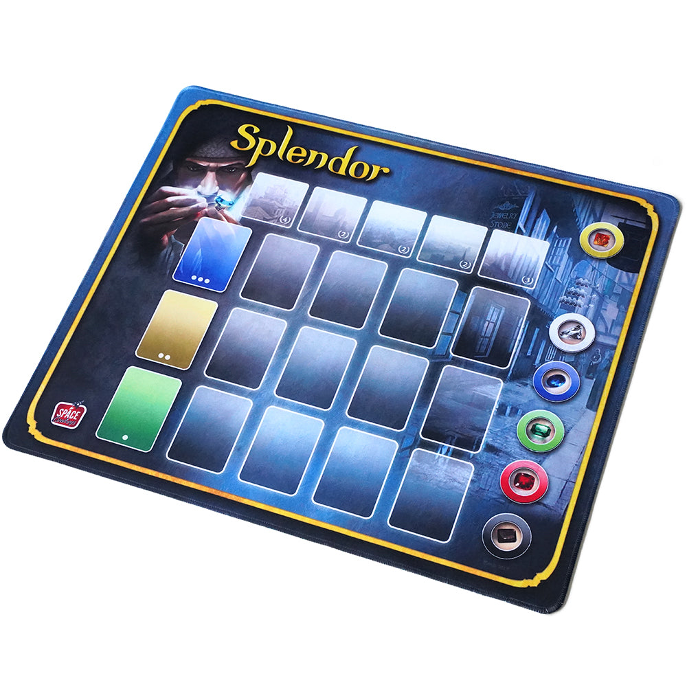 Splendor Board Game Playmat Map Mat Board Game Accessories Mat Large Original Large Size 60cmx50cm Rubber Table Mat HD Map