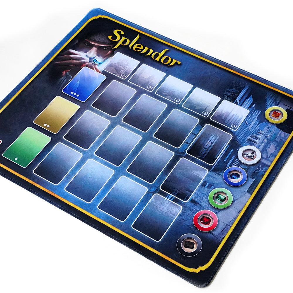 Splendor Board Game Playmat Map Mat Board Game Accessories Mat Large Original Large Size 60cmx50cm Rubber Table Mat HD Map