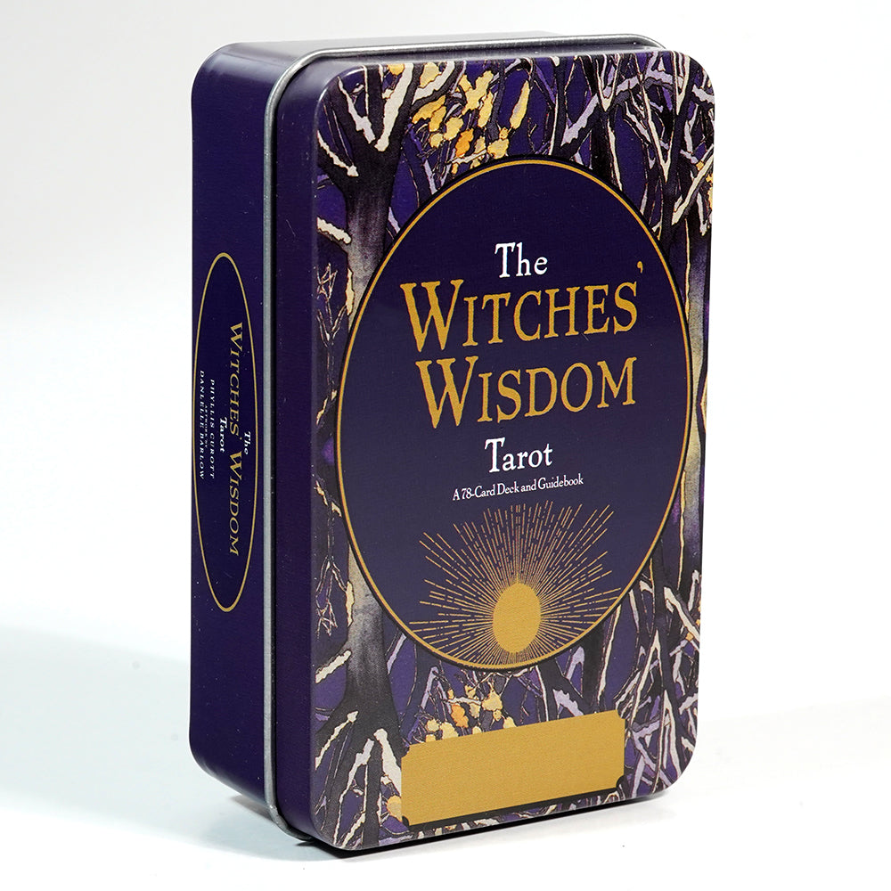 Card The Witches' Wisdom Tarot Tin Storage Box MetalCards Fortune Telling Board Game Cards Divination Tools Party Playing Fate