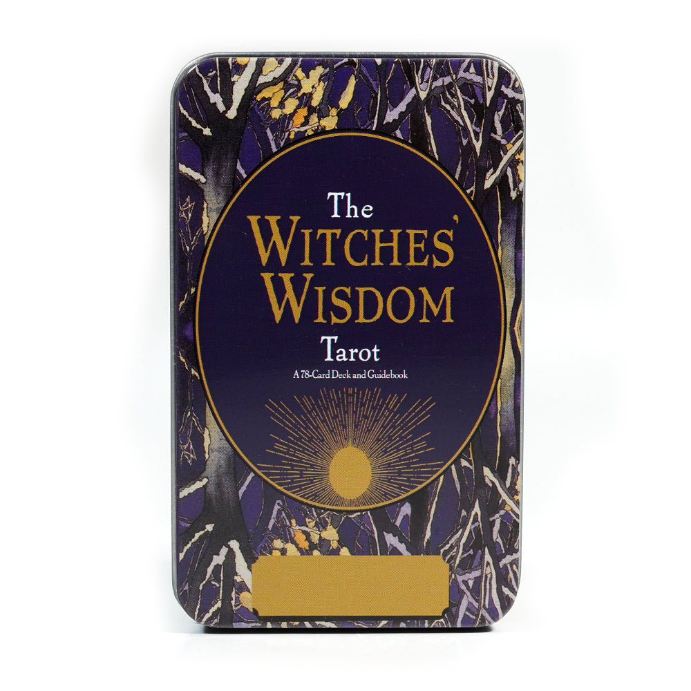 Card The Witches' Wisdom Tarot Tin Storage Box MetalCards Fortune Telling Board Game Cards Divination Tools Party Playing Fate