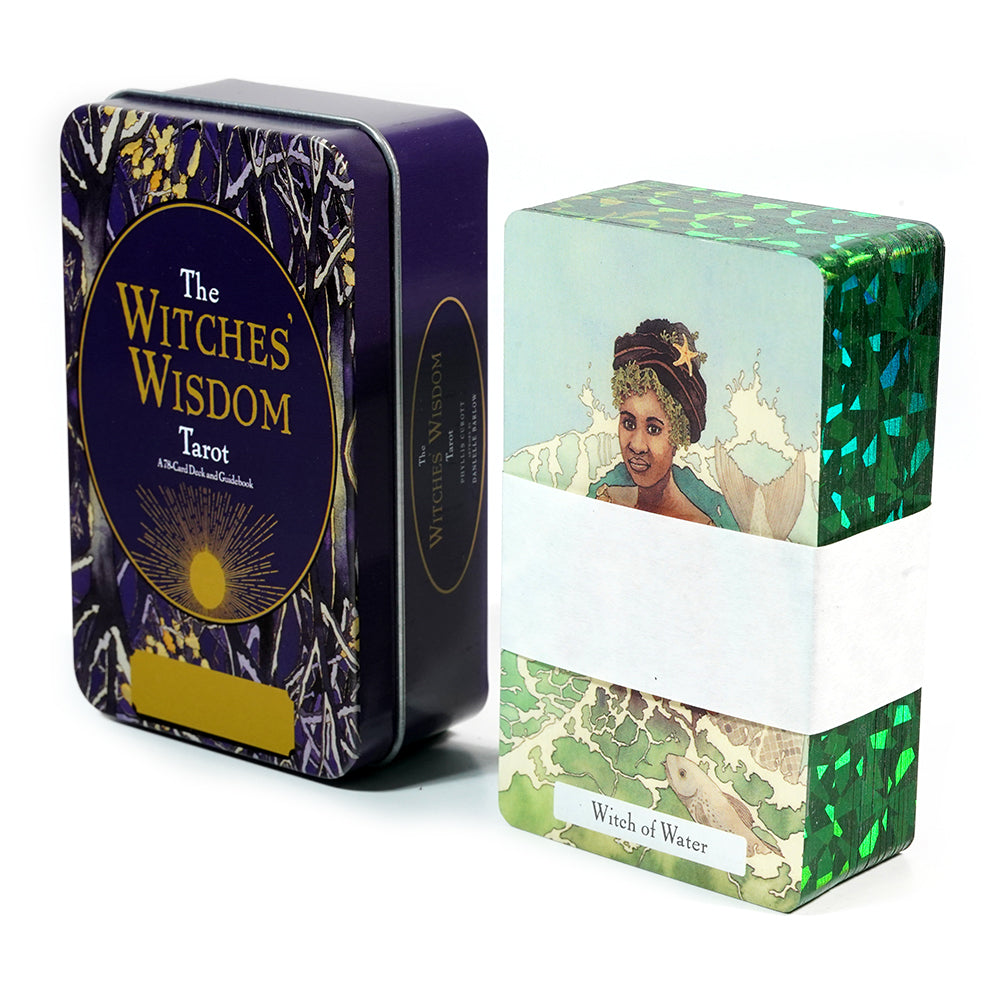 Card The Witches' Wisdom Tarot Tin Storage Box MetalCards Fortune Telling Board Game Cards Divination Tools Party Playing Fate