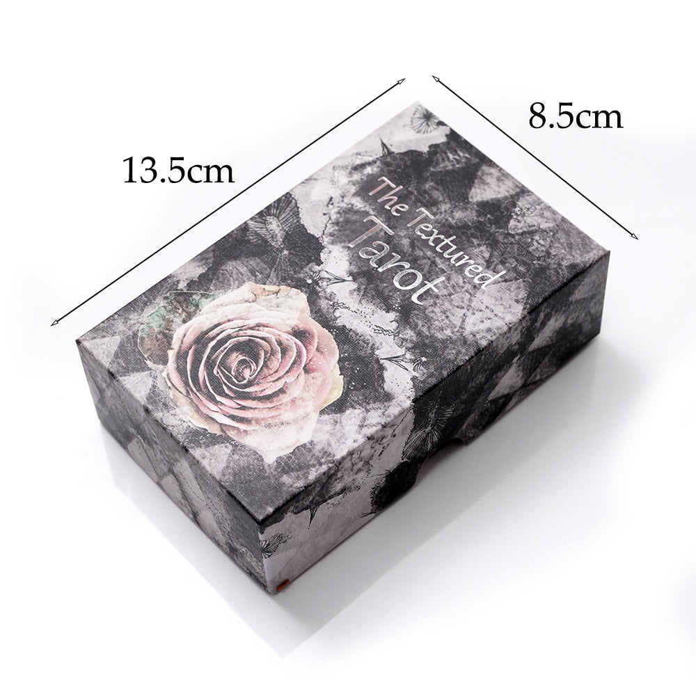 The Textured Tarot 78 Card Tarot Deck With Booklet Gilded Edge Origin Size 12x7 Size Standard 78 Cards And Is Fully Illustrated