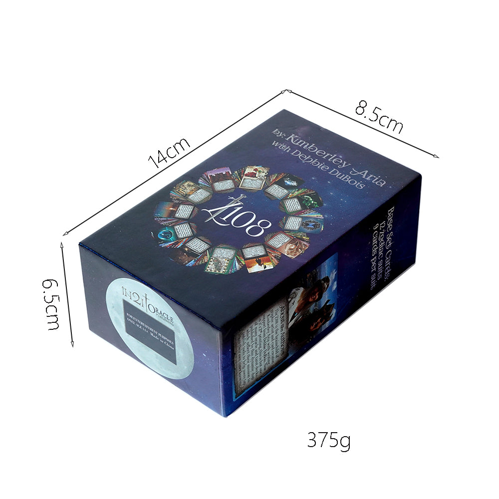 The iN2IT Zodiac 108 Oracle Deck w/Keywords 132 Oracle Cards Object Based Astrology Numerology Tarot Deck Ready Any Situation