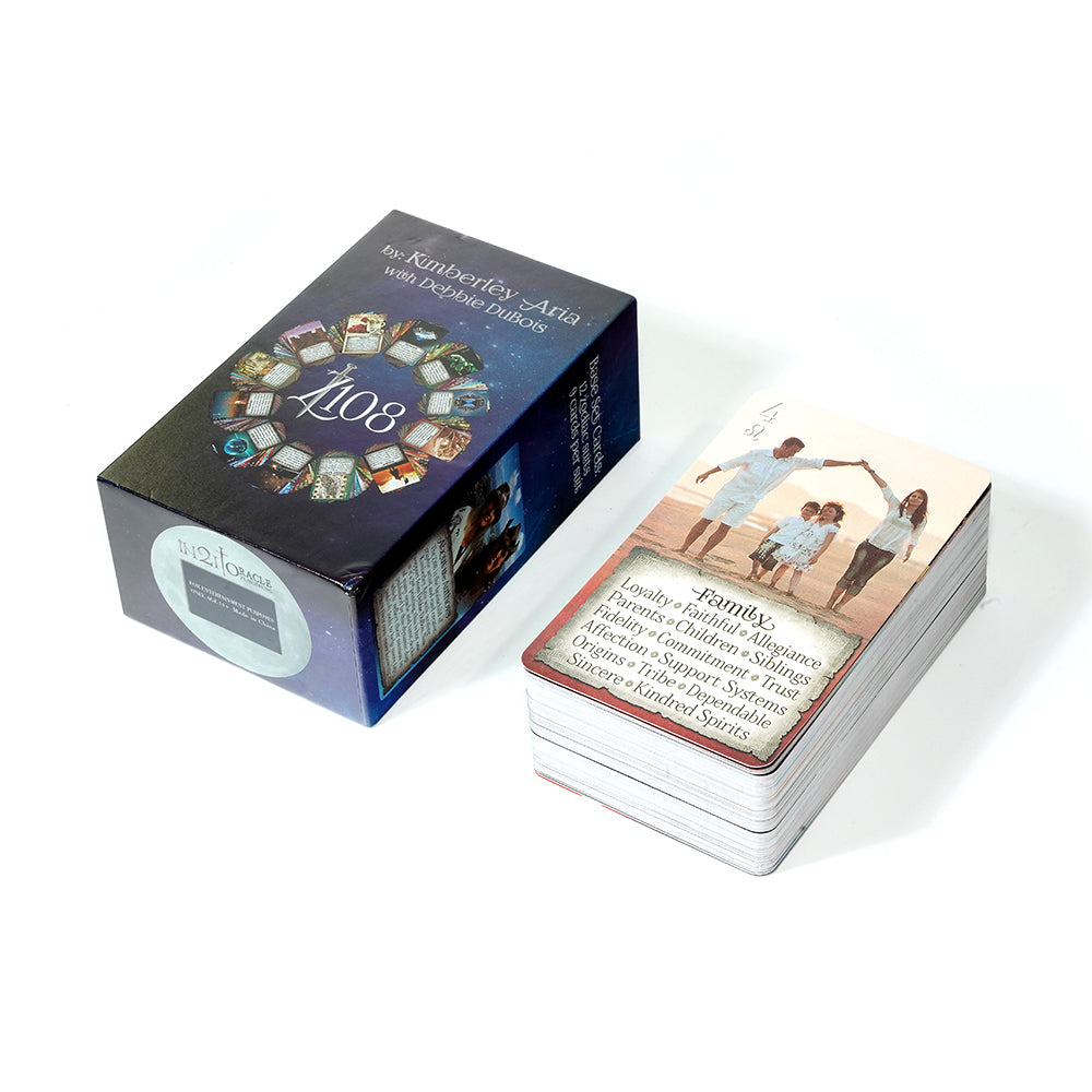 The iN2IT Zodiac 108 Oracle Deck w/Keywords 132 Oracle Cards Object Based Astrology Numerology Tarot Deck Ready Any Situation