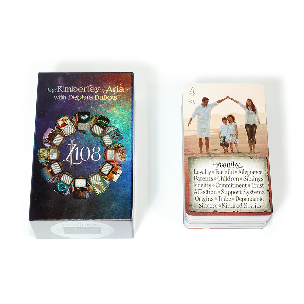 The iN2IT Zodiac 108 Oracle Deck w/Keywords 132 Oracle Cards Object Based Astrology Numerology Tarot Deck Ready Any Situation