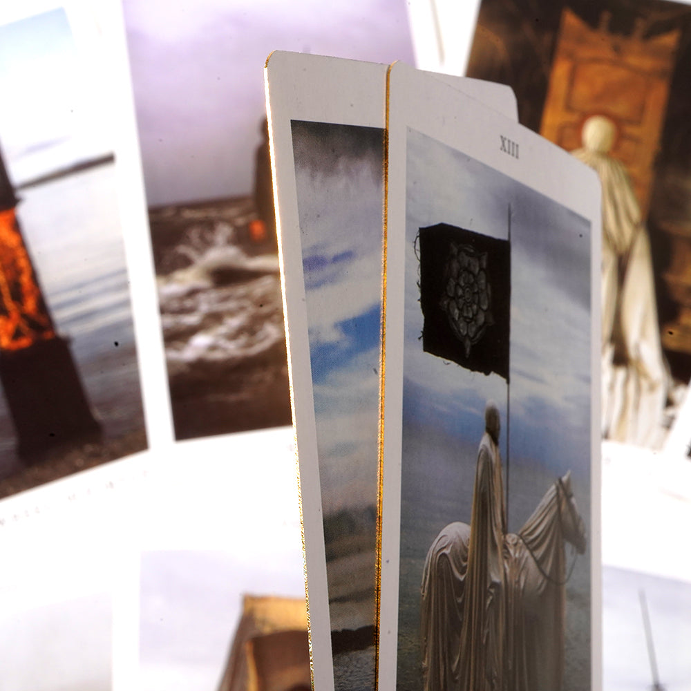 The Somnia Tarot Deck Hardcover Gilt Edge Edition by Nicolas Bruno 78 Card 2.75in x 4.75in (70mm x 120mm) with Guidebook