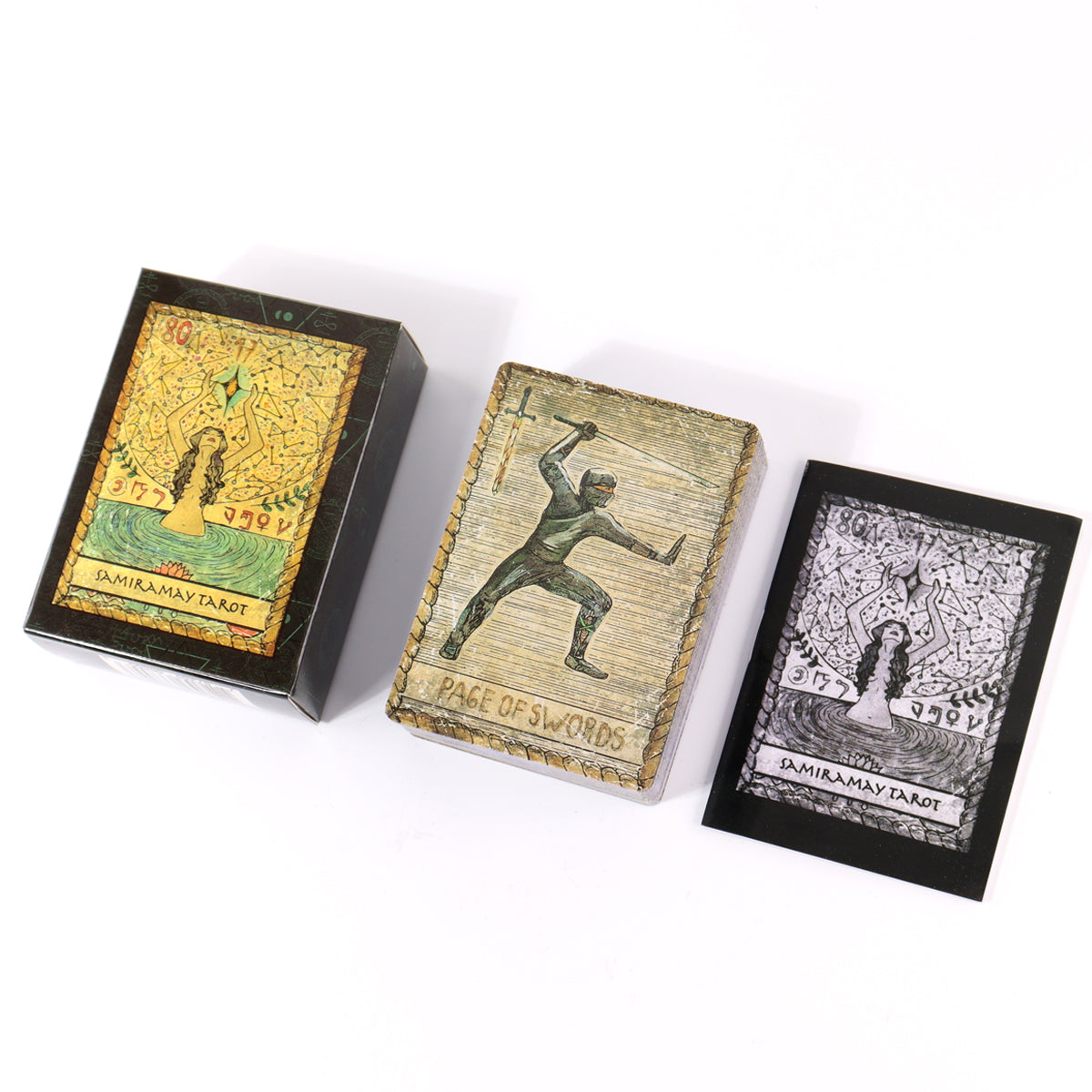 Samiramay Tarot Deck By Vera Petruk's & Guide Booklet Full Deck 78 Cards, 3.5 By 2.5 Inches, Great for Beginners and Collectors - TAROT DECK
