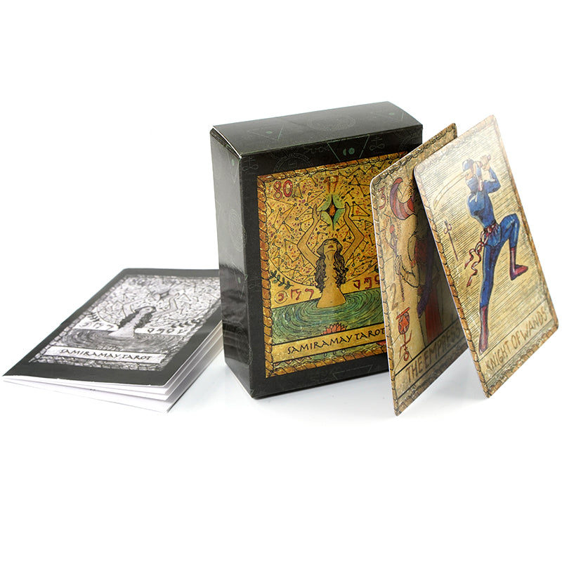 Samiramay Tarot Deck By Vera Petruk's & Guide Booklet Full Deck 78 Cards, 3.5 By 2.5 Inches, Great for Beginners and Collectors - TAROT DECK
