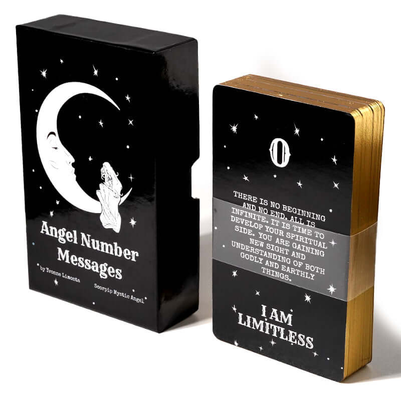 Angel Number Messages & Affirmation Oracle Deck - TAROT DECK