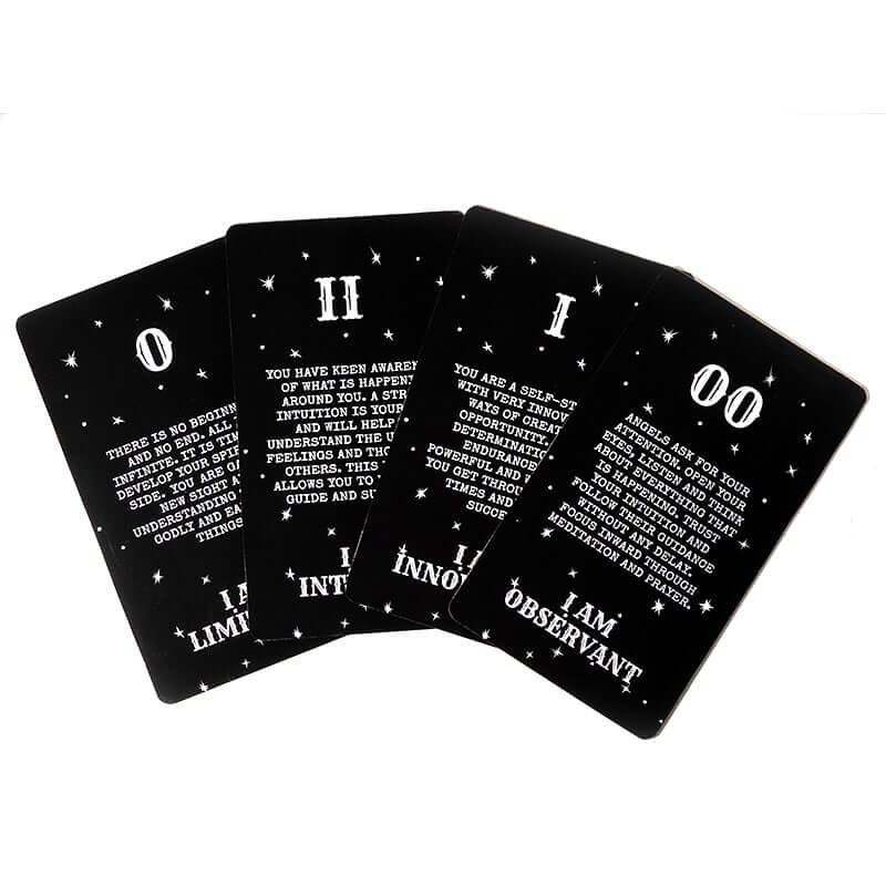 Angel Number Messages & Affirmation Oracle Deck - TAROT DECK