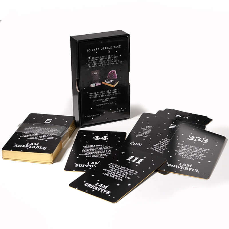 Angel Number Messages & Affirmation Oracle Deck - TAROT DECK