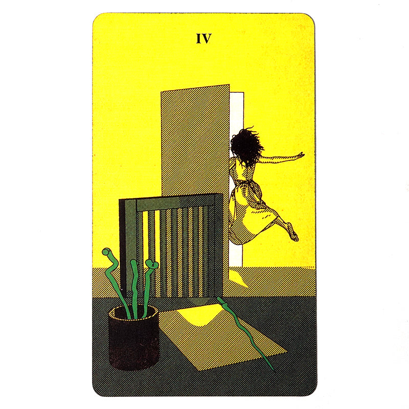 Tarot of the Holy Spectrum Deck Gold Gilded Edging Cover Box 120mm x 70mm Black Matte Finish Edging and Backs - TAROT DECK
