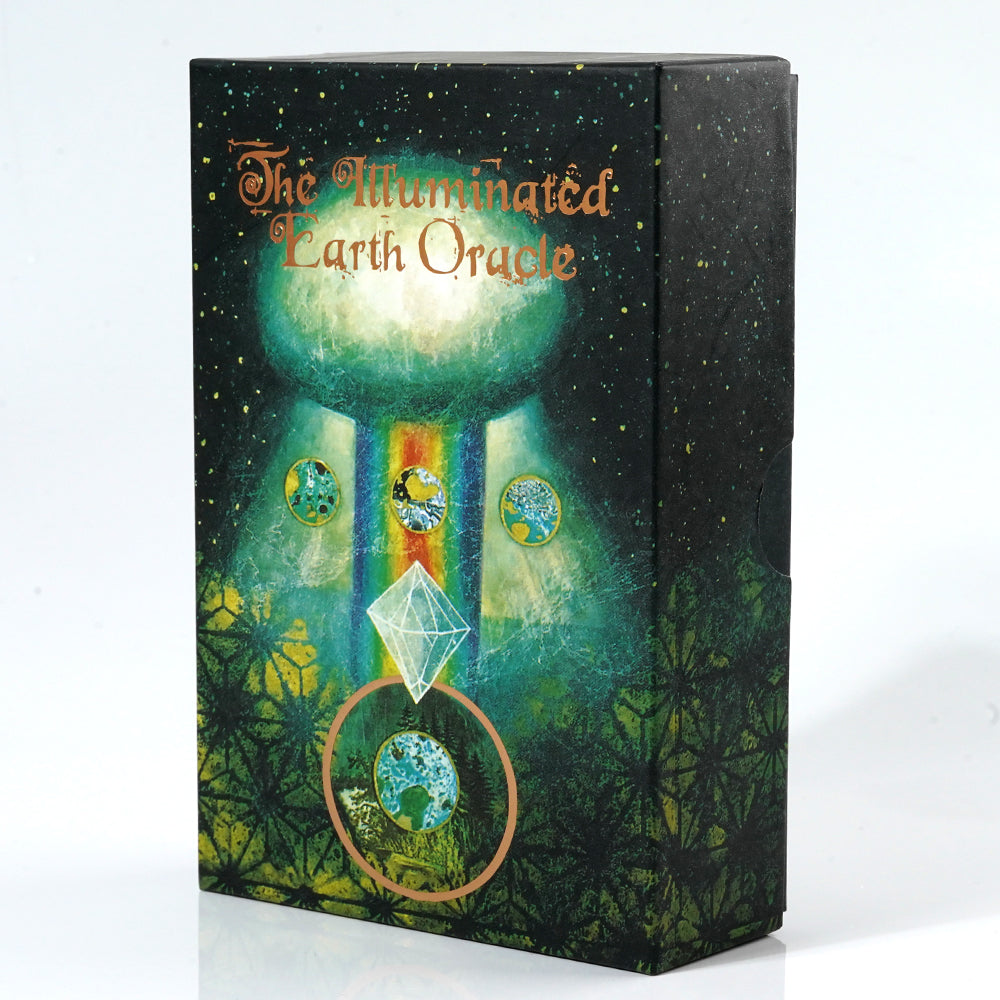 Illuminated Earth Oracle Card Deck, Oracle Deck, Oracle Cards, Tarot Deck, Tarot cards, Divination - TAROT DECK
