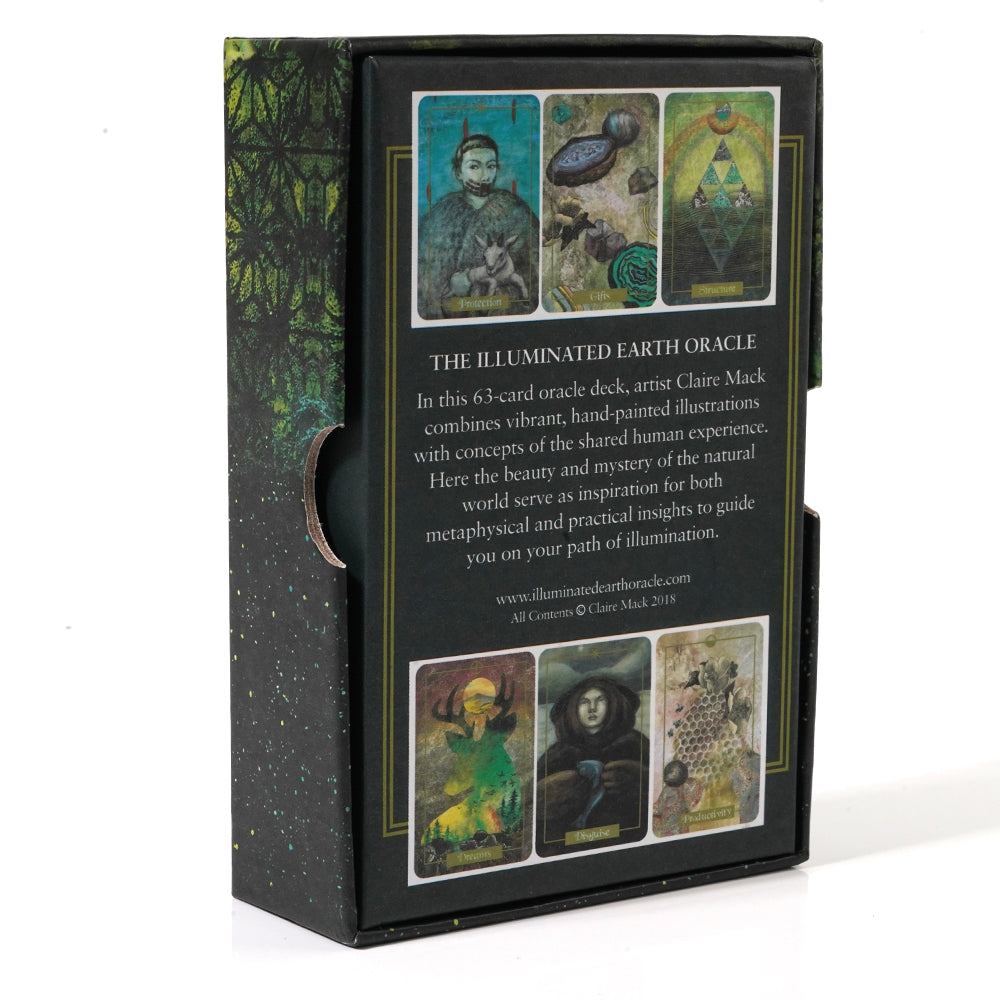 Illuminated Earth Oracle Card Deck Tarot Divination 63-Card Oracle Deck Inspired By The Beauty And Mystery Of The Natural World - TAROT DECK