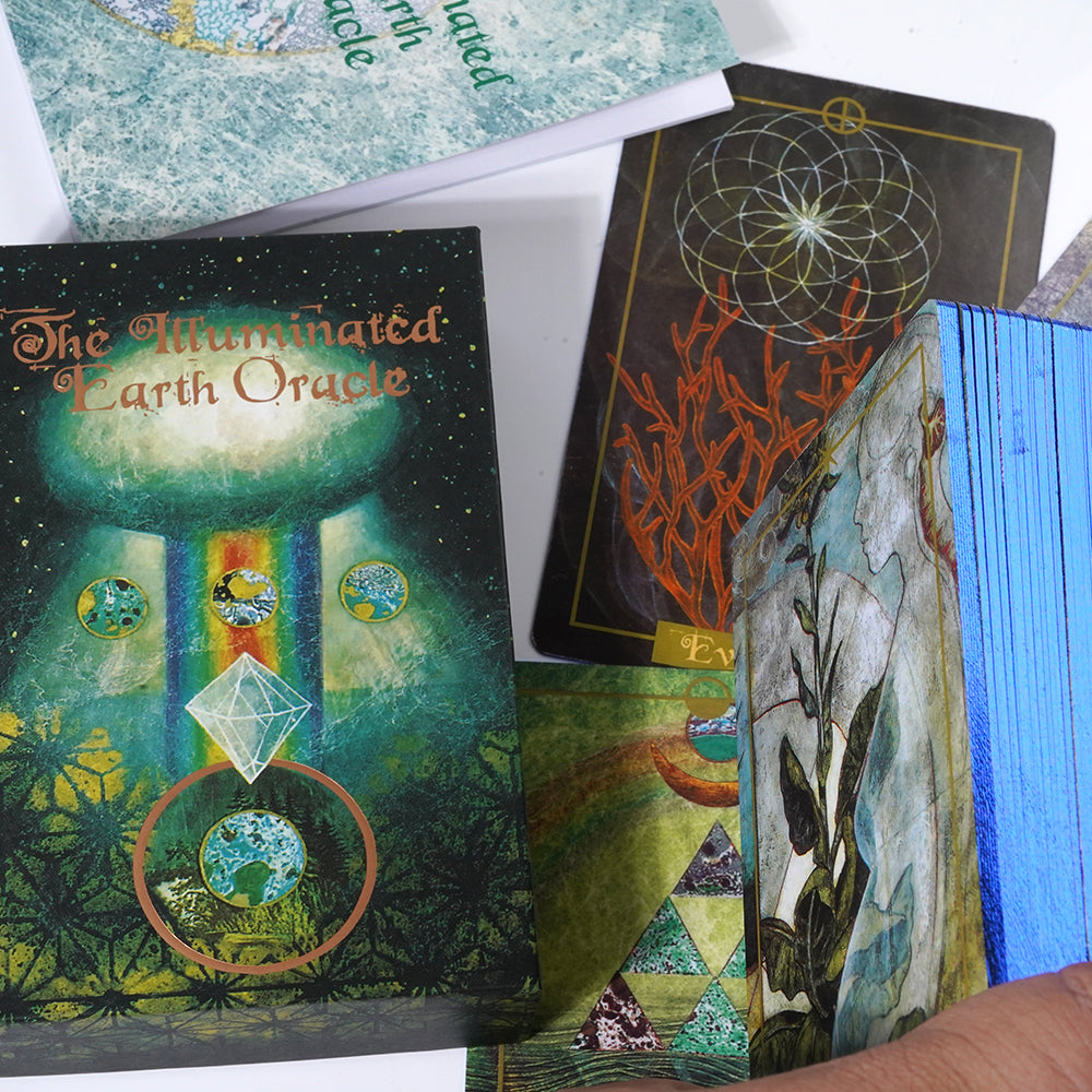 Illuminated Earth Oracle Card Deck Tarot Divination 63-Card Oracle Deck Inspired By The Beauty And Mystery Of The Natural World - TAROT DECK