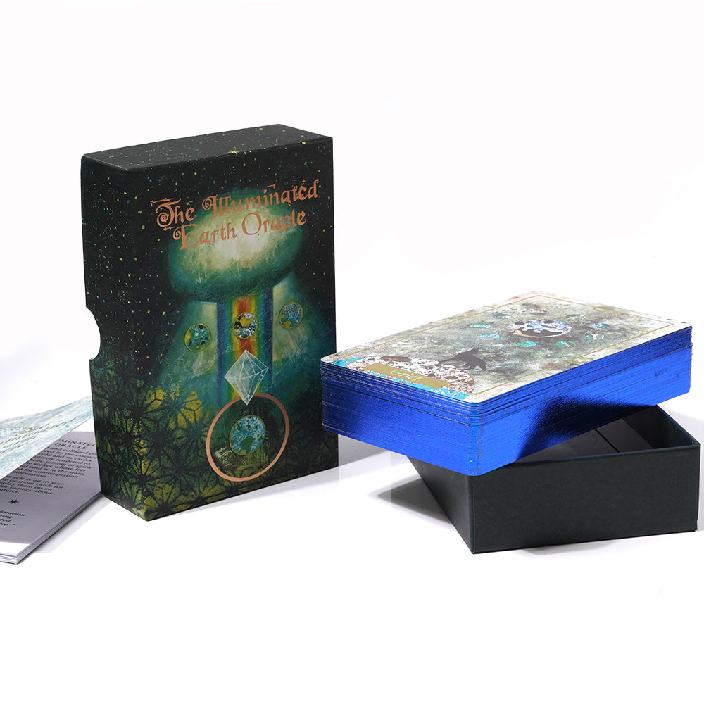 Illuminated Earth Oracle Card Deck, Oracle Deck, Oracle Cards, Tarot Deck, Tarot cards, Divination - TAROT DECK