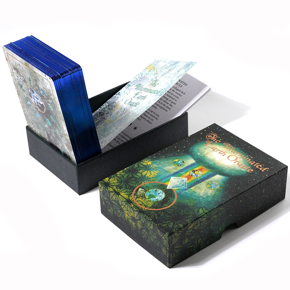 Illuminated Earth Oracle Card Deck Tarot Divination 63-Card Oracle Deck Inspired By The Beauty And Mystery Of The Natural World - TAROT DECK