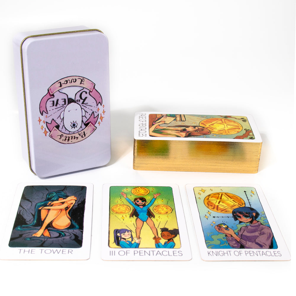 Third Eye Tarot Metal Box & Tin Box Gold-Plated Edge Process - TAROT DECK
