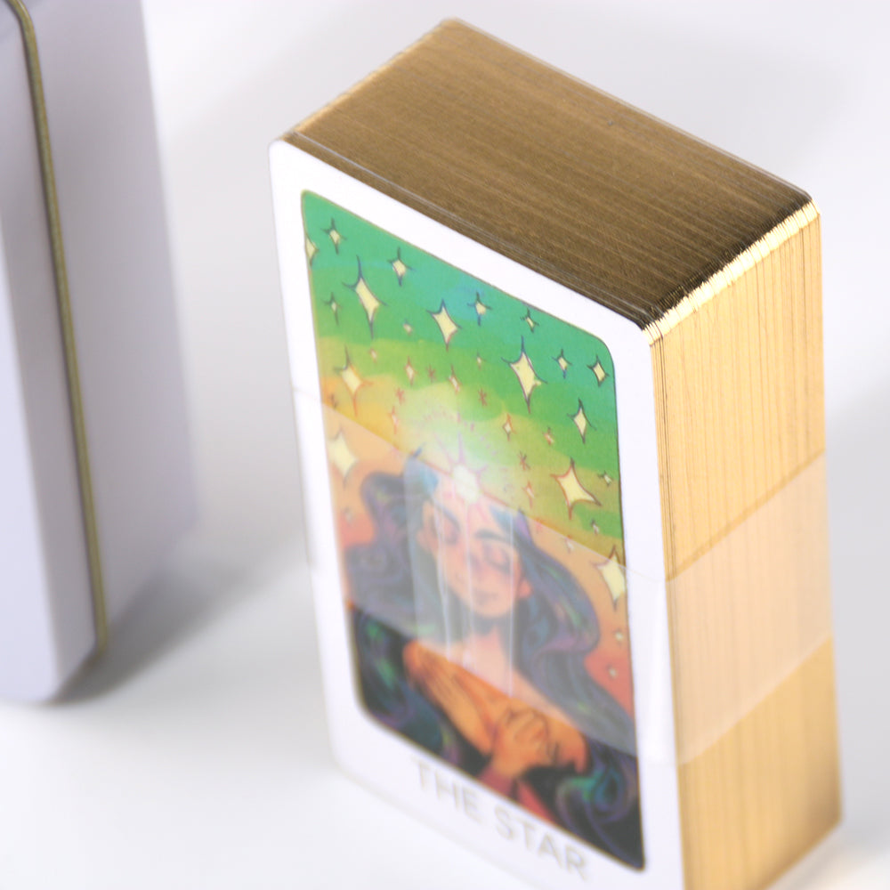 Third Eye Tarot Metal Box & Tin Box Gold-Plated Edge Process - TAROT DECK