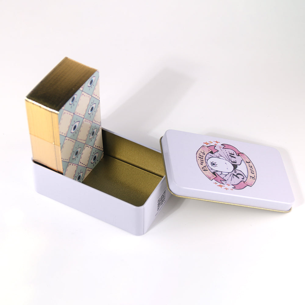 Third Eye Tarot Metal Box & Tin Box Gold-Plated Edge Process - TAROT DECK