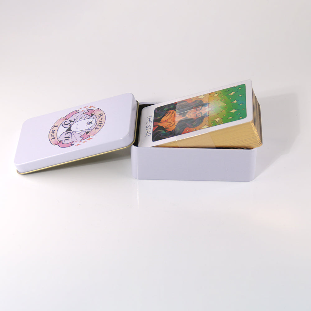 Third Eye Tarot Metal Box & Tin Box Gold-Plated Edge Process - TAROT DECK