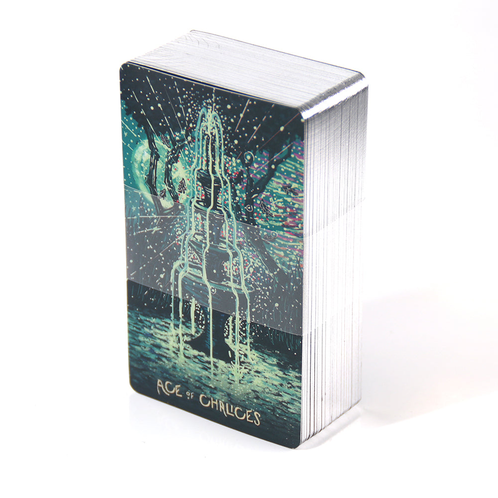 Prisma Visions Tarot Metal Box & Tin Box Gold-Plated Edge Process - TAROT DECK