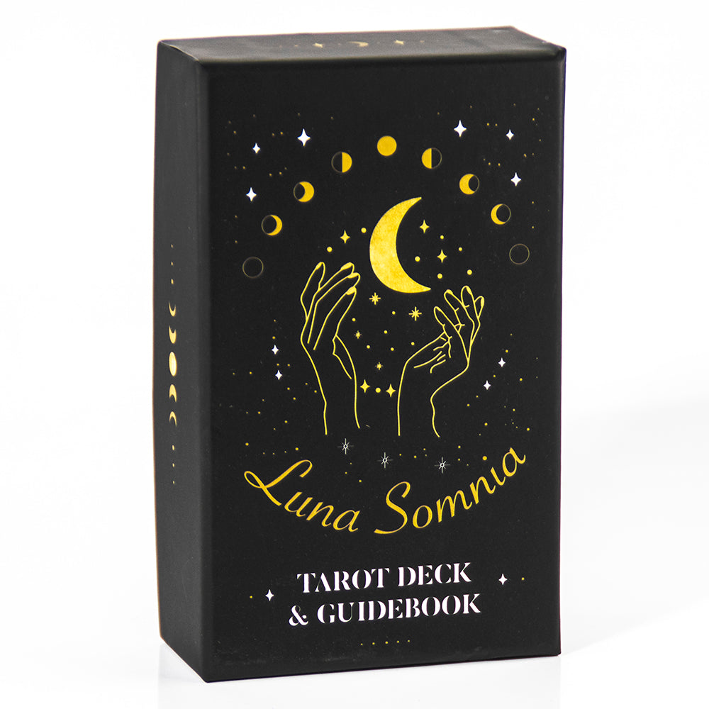 Shores Of Moon Luna Somnia Tarot Deck with Guidebook Box 78 Cards Complete Full Deck Starry Dreams Celestial Astrology Witchy - TAROT DECK