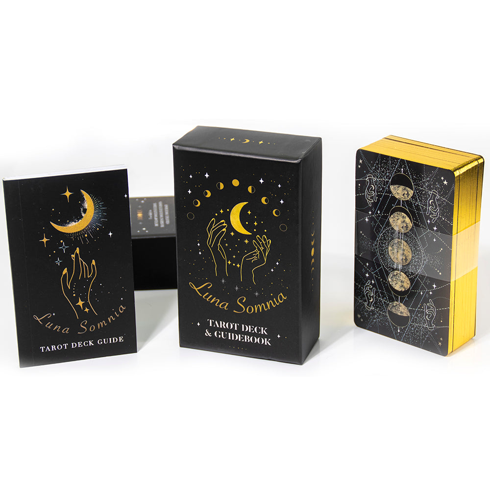 Shores Of Moon Luna Somnia Tarot Deck with Guidebook Box 78 Cards Complete Full Deck Starry Dreams Celestial Astrology Witchy - TAROT DECK